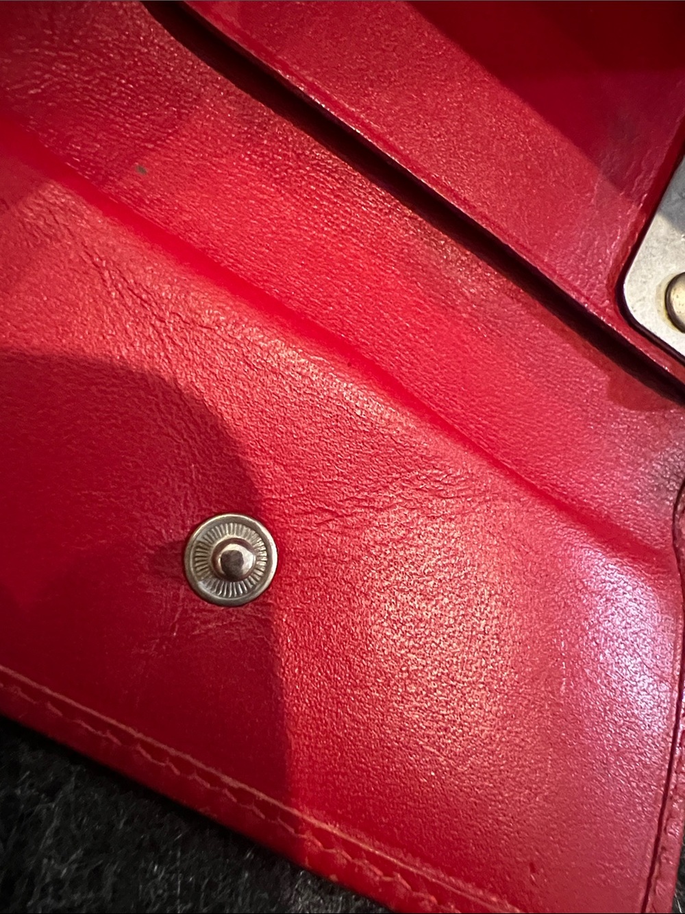 Gucci Beige Monogram Canvas Key Case with Red Trim Authentic - Picture 6 of 9